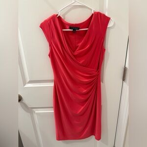 Ralph Lauren Asymmetrical Pink Dress